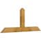 Ekena Millwork Portland Rough Sawn Timber Gable Bracket, Western Red Cedar, 48"W x 20"H x 2"D x 4"F, 10/12 Pitch GBW048X20X0204POR00RWR - alternate 2